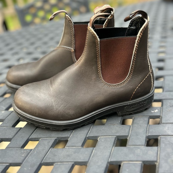 Blundstone Classic Men's 500 Chelsea Boots in Walnut - Picture 4 of 13